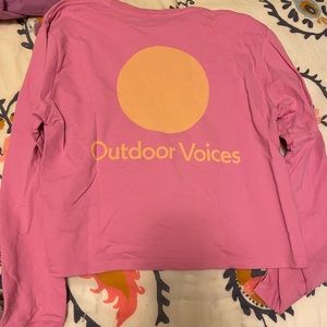 Outdoor Voices Cropped Sweatshirt